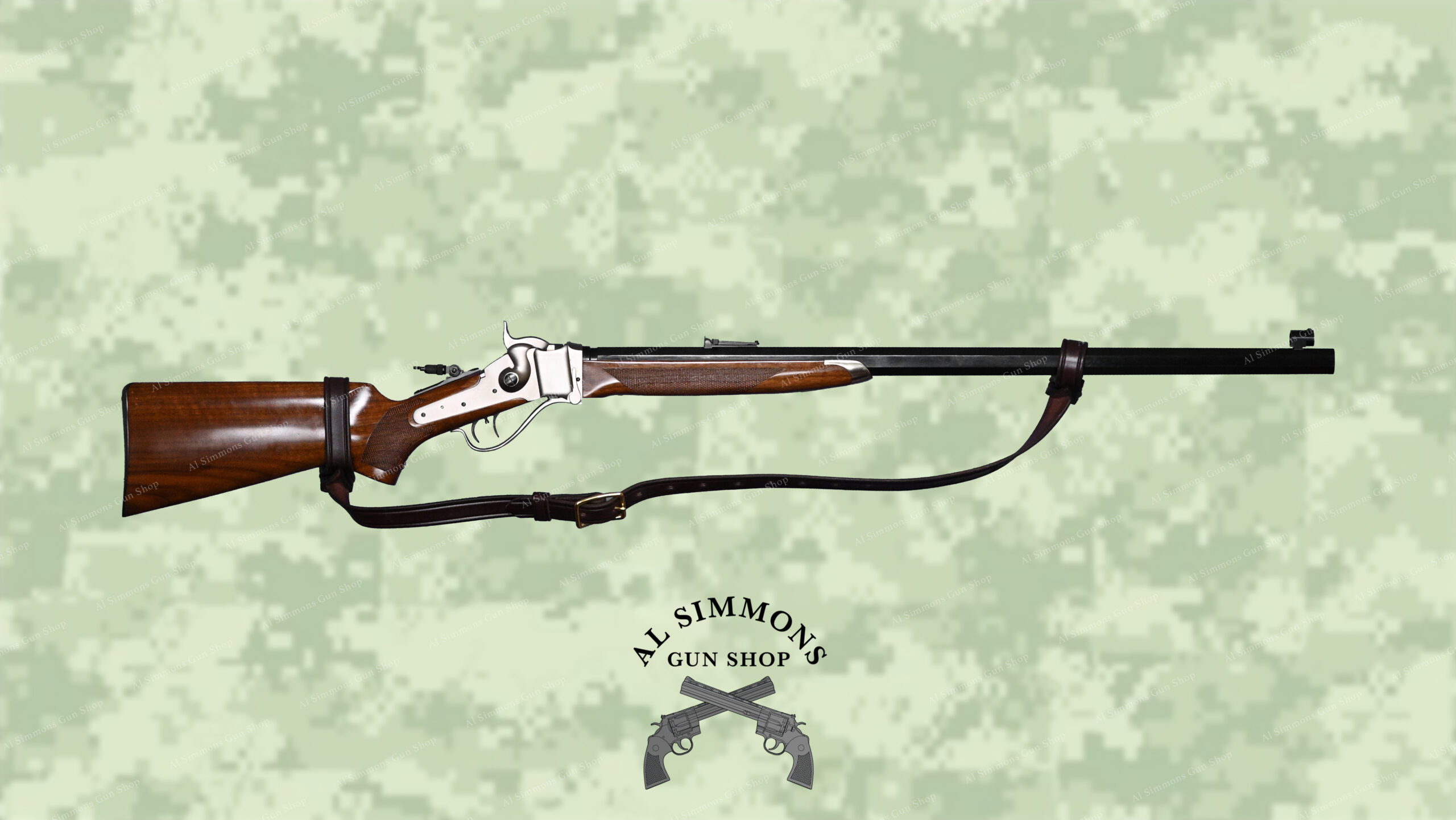 スローガン Pedersoli 1874 Sharps Competition .45-70Gov't (13990NC) – Al